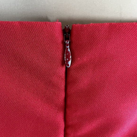 Elliatt x Revolve The Shot Tulip Dress Size M Red Asymmetrical Cutout Cocktail - Picture 7 of 10